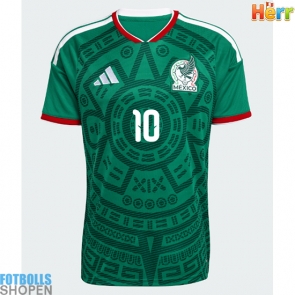 Billiga Mexiko Alexis Vega #10 Hemmatröja VM 2026 Kortärmad